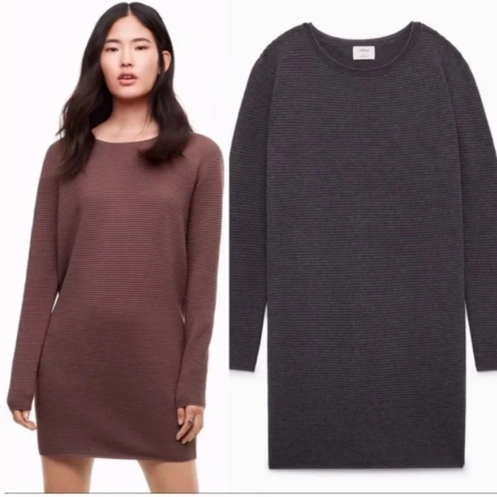 Wilfred Cashmere Silk Blend Sweater Dress- Medium - Picture 8 of 8